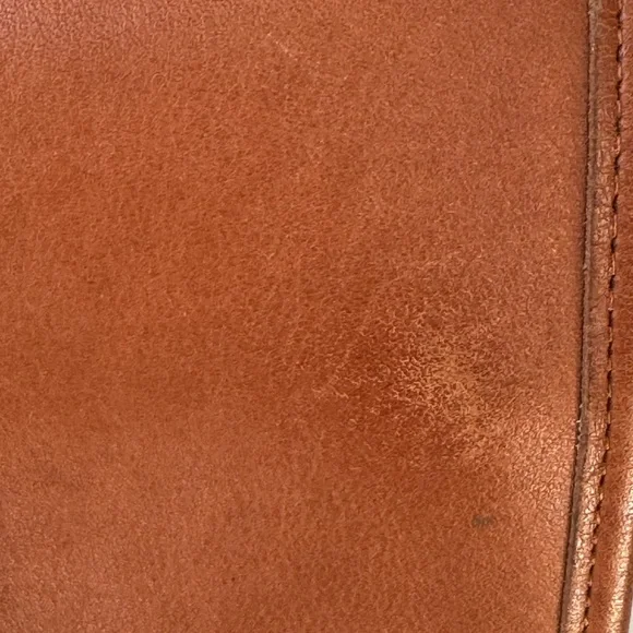 Coach Vintage Willis Station Leather Crossbody with Matching Checkbook Cover Tan - Picture 13 of 17